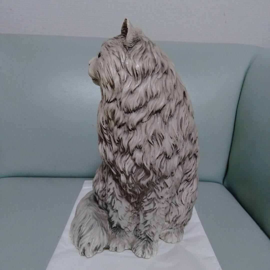 美品 猫 置物 イタリア製 オーナメント ドアストッパー