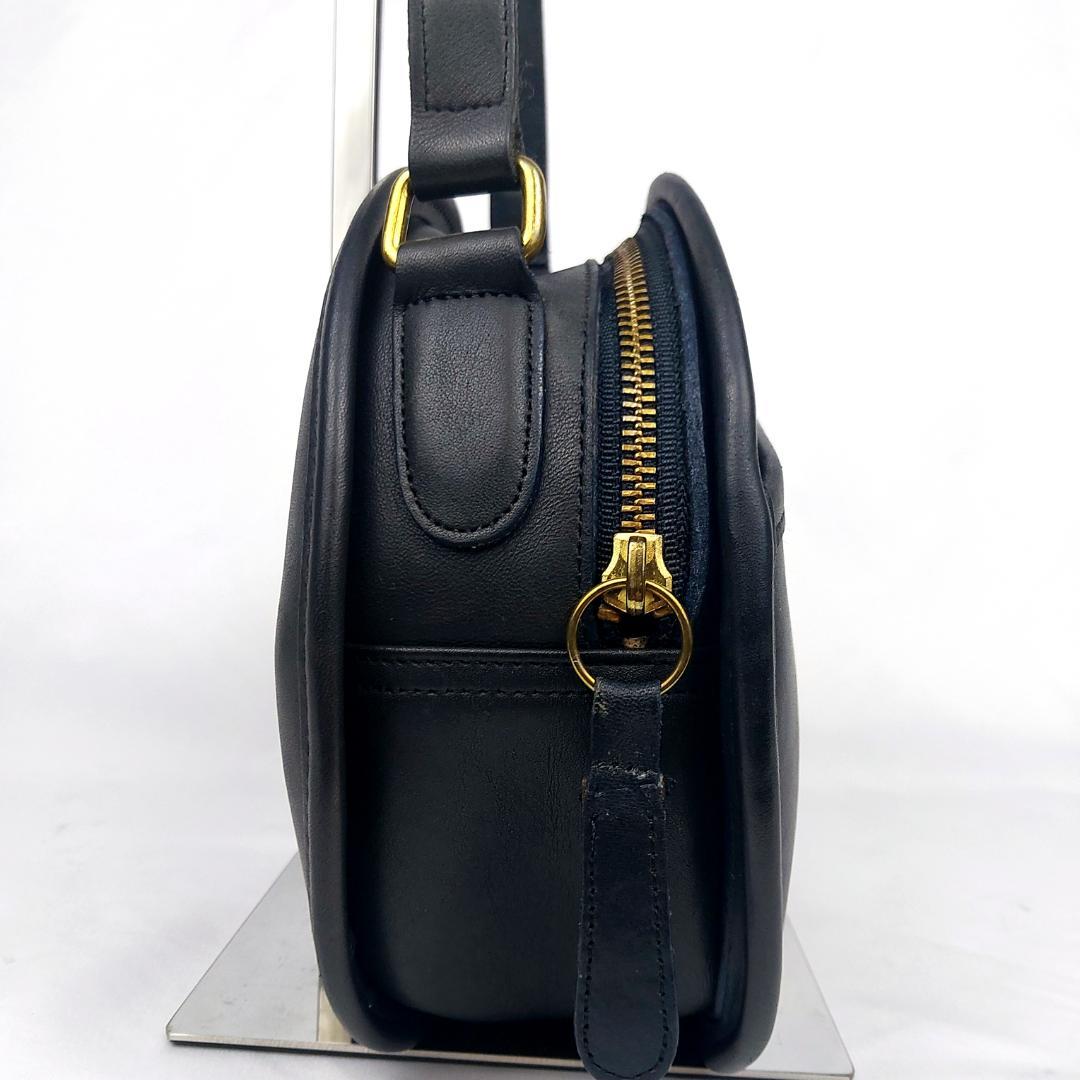 Vintage Coach 9901 ショルダーバッグ ネイビー USA製