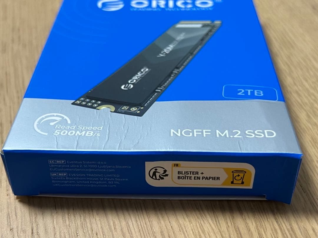 内蔵型SSD ORICO Y20M M.2 SATA SSD 2TB