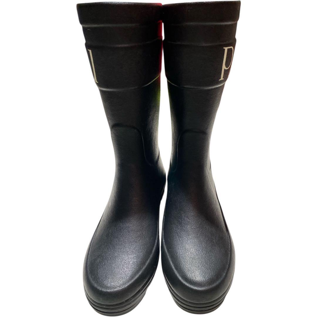 【極美品】PATOU パトゥ ルシャモ レインブーツ 黒 36