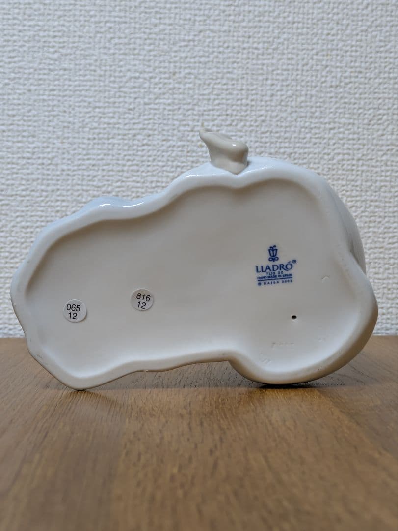 リヤドロ 守ってあげるよ 男の子 天使 ブルー