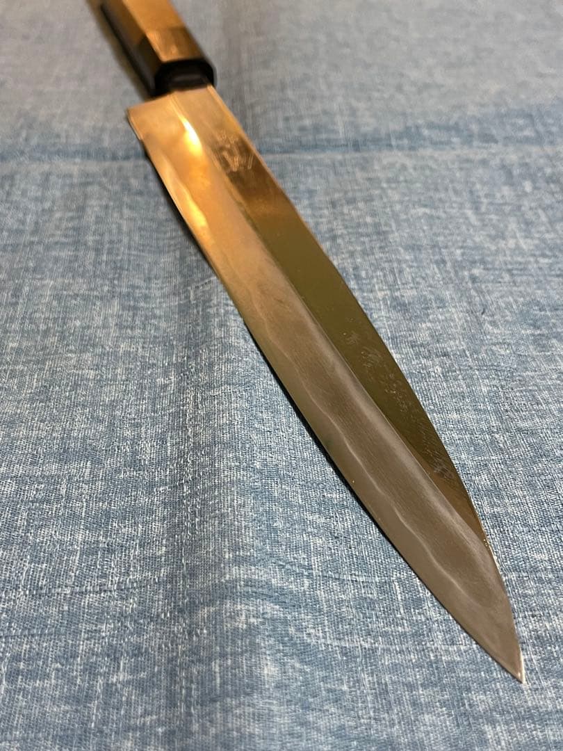 研晴　八角　柳刃包丁　23センチ