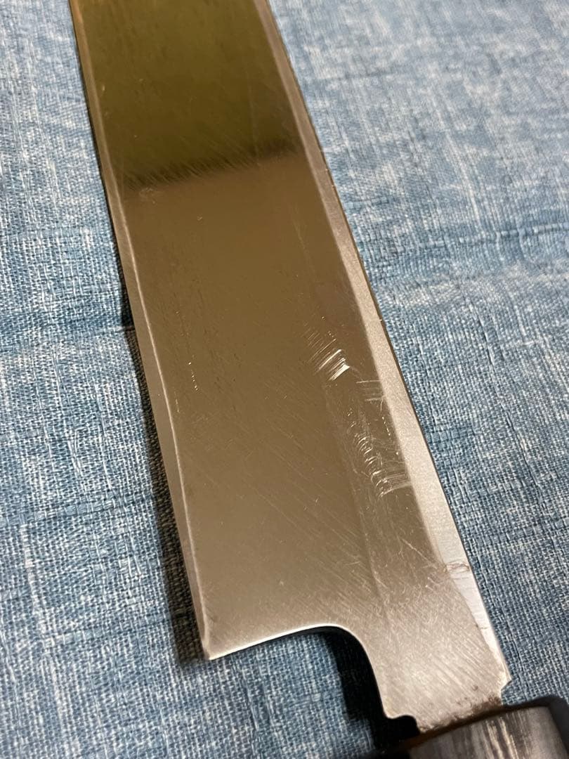 研晴　八角　柳刃包丁　23センチ