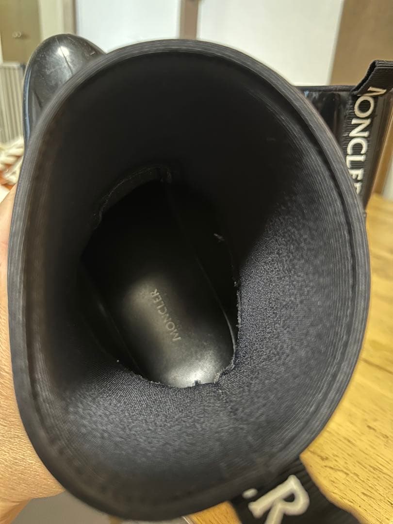 まみこさんに捧ぐ MONCLER ブラック レインブーツ size 39