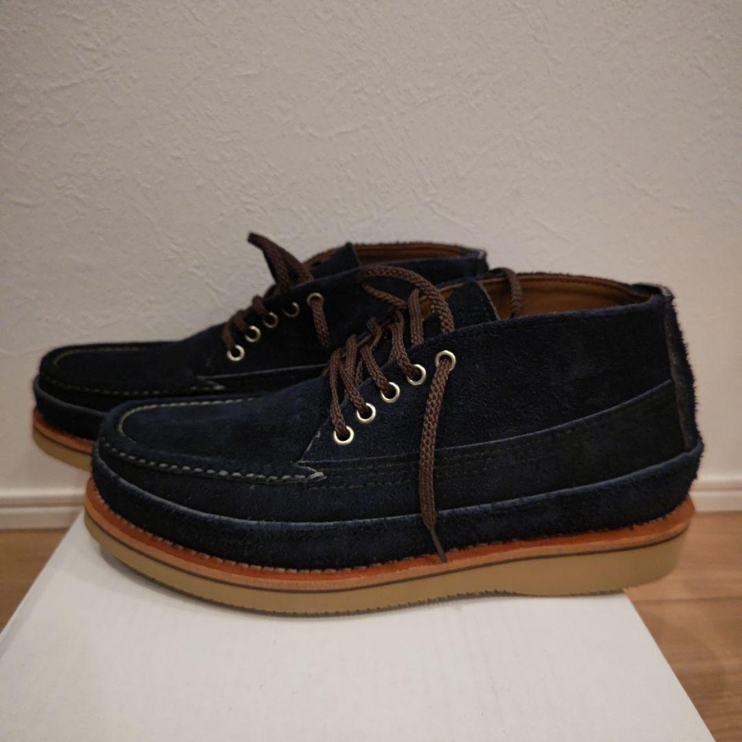 未使用品　ラッセルモカシン　トリプルヴァンプ　ネイビースエード