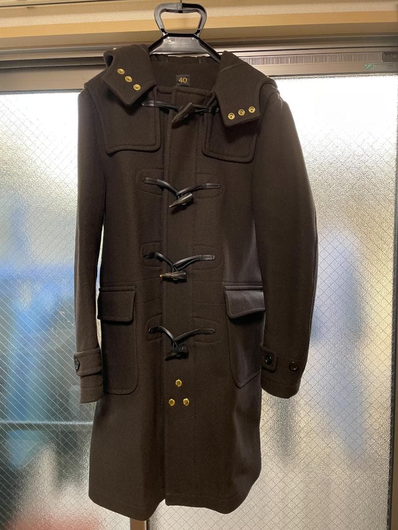 SCYE BASIC サイベーシック メルトンダッフルコート 40 ブラウン