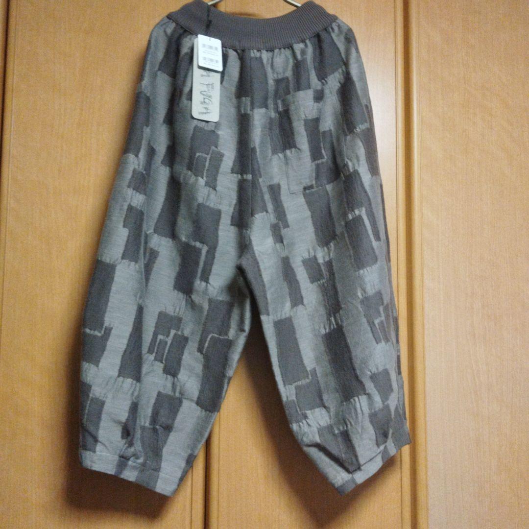 FUGAFUGA 抽象パターン ガウチョパンツ グレー 新品