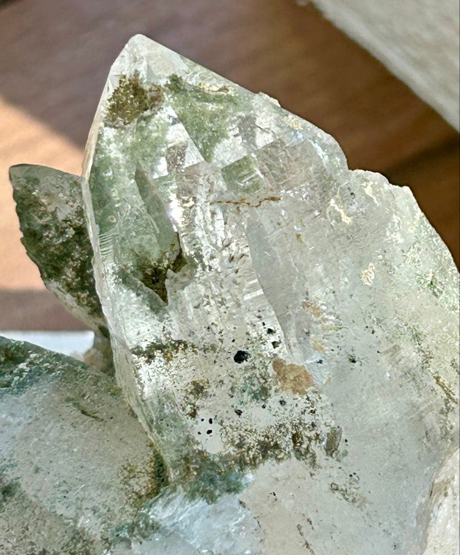 ガネッシュヒマール産 ヒマラヤンクォーツ クローライト