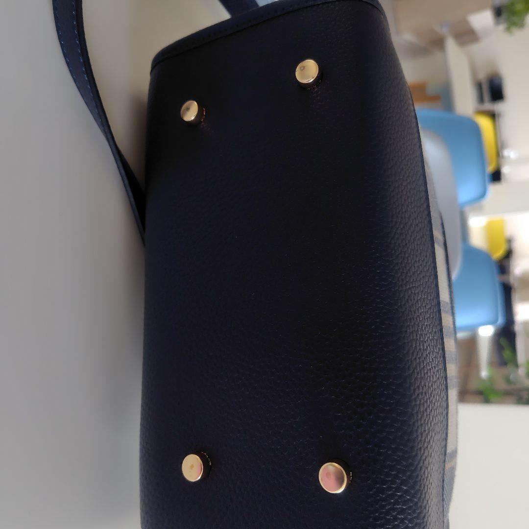 COACH チェック柄ショルダーバッグ