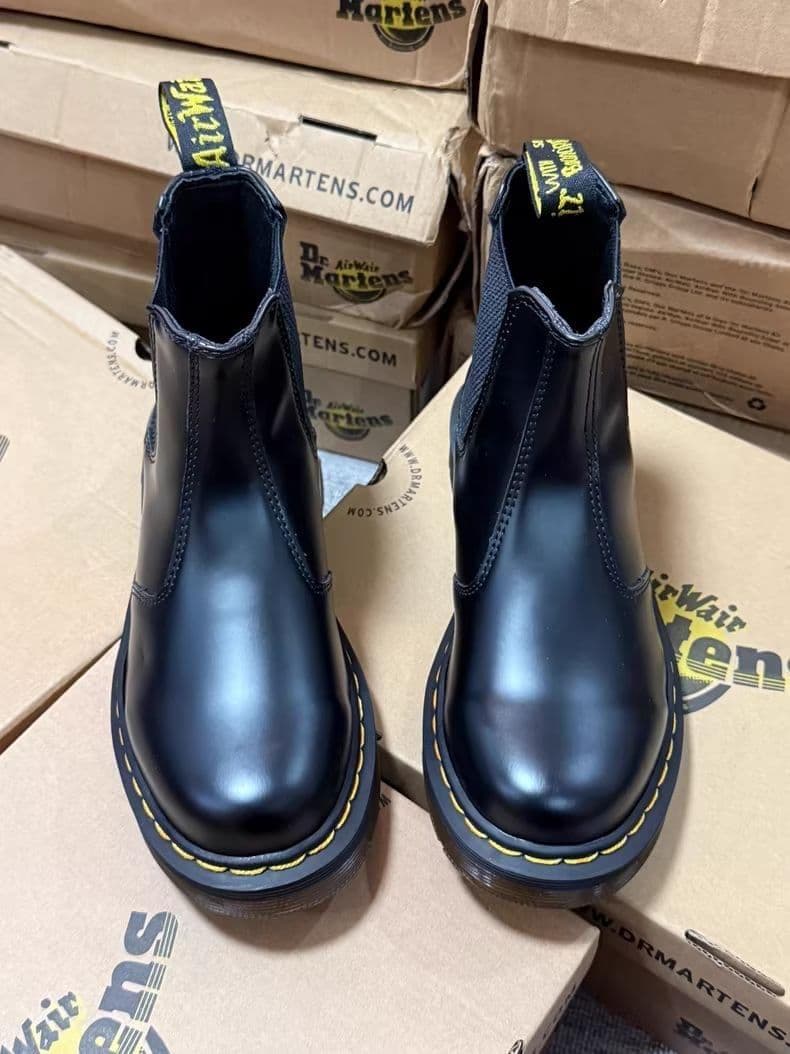 Dr.martens 厚底 3穴 ローカット マーチンブーツ レディース24cm