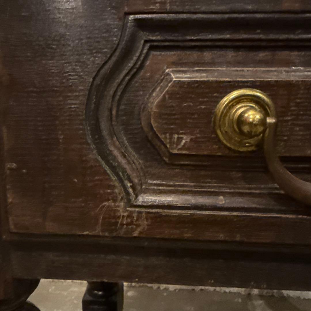 年末年始saleヴィンテージ　木製サイドテーブル　引き出し付き　2