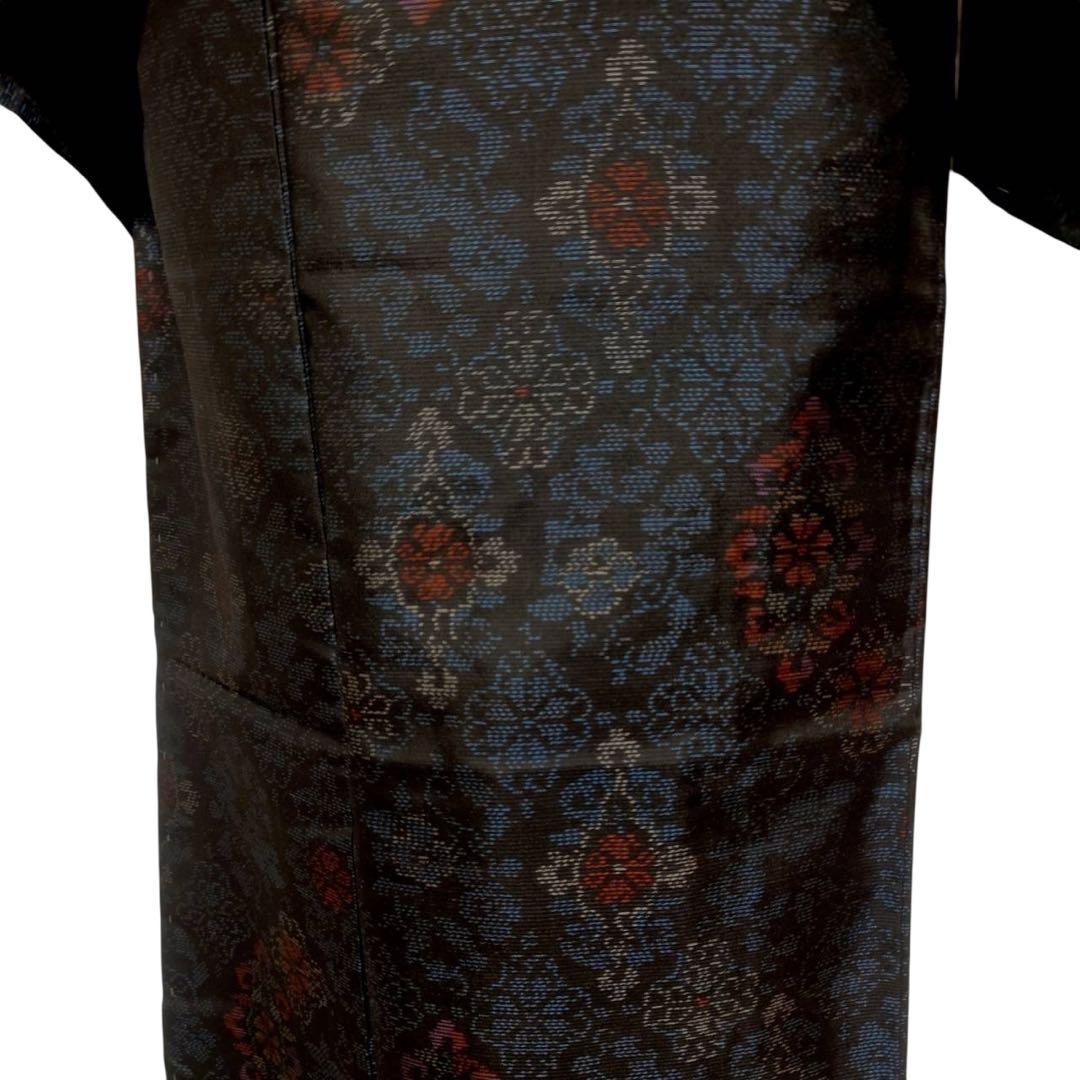 未使用近い　美品　袷　証紙　大島紬　フルセット