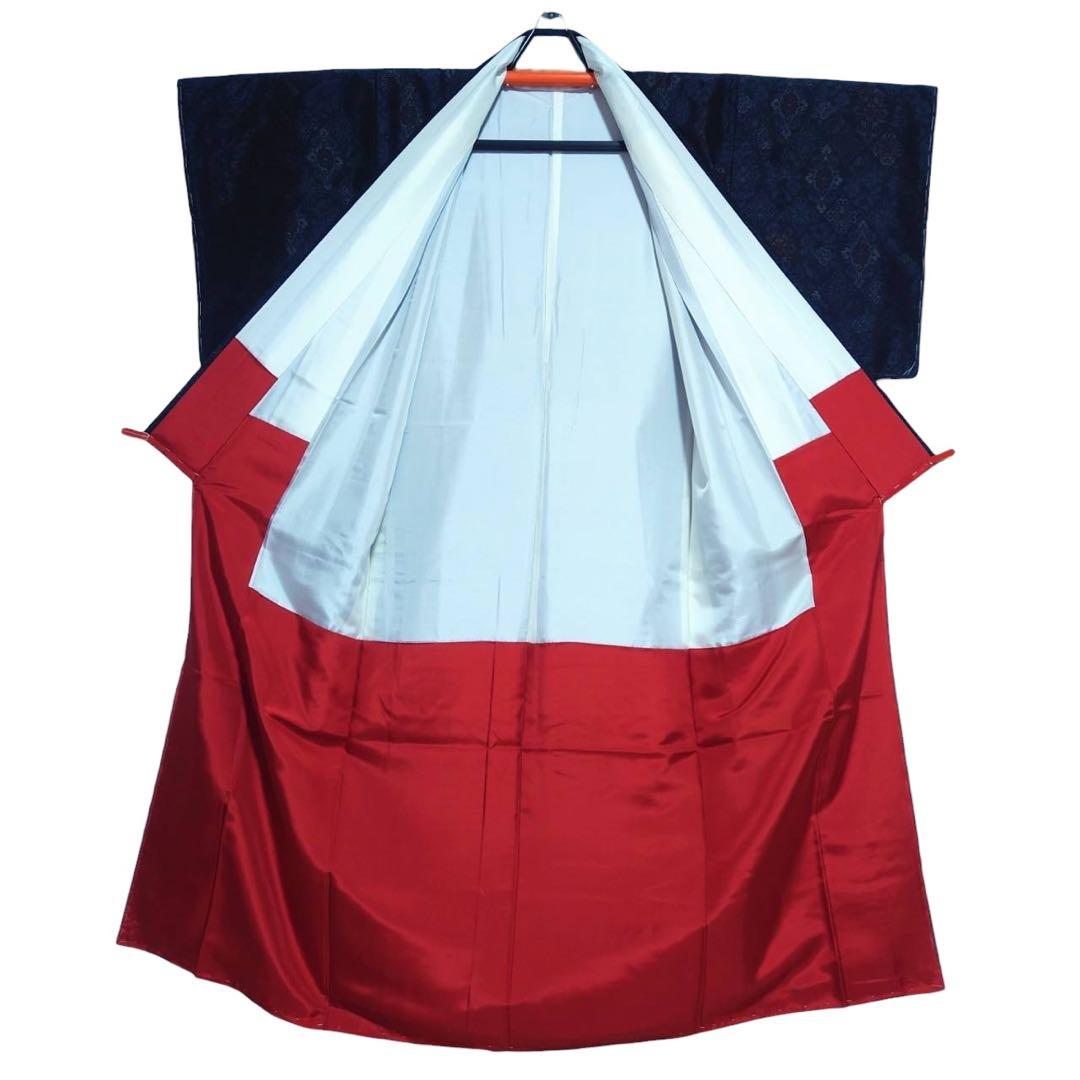 未使用近い　美品　袷　証紙　大島紬　フルセット