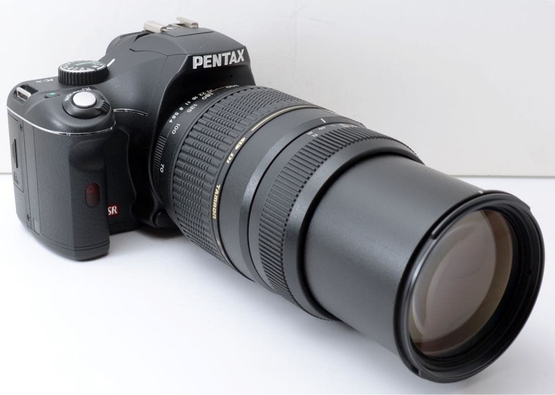 S数約500回！PENTAX K-X★望遠レンズ★スマホ転送★美品