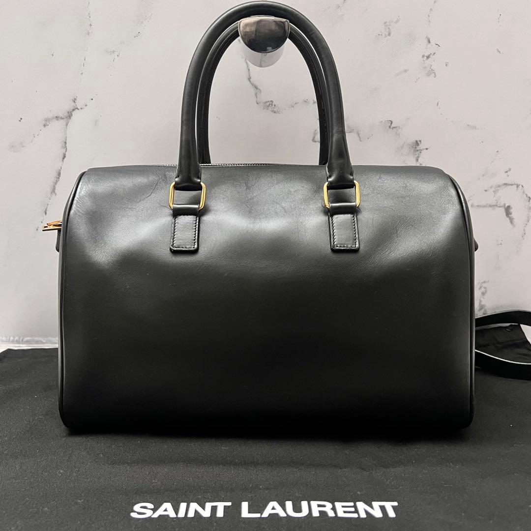 ◇レア美品◇サンローラン　ダッフル6 ショルダーバッグ　ブラック　カーフレザー