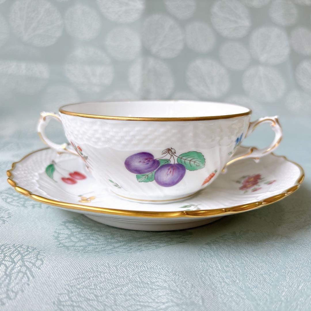 レア❤️リチャードジノリ❤️ペルージャ❤️スープカップ＆ソーサー　ペア