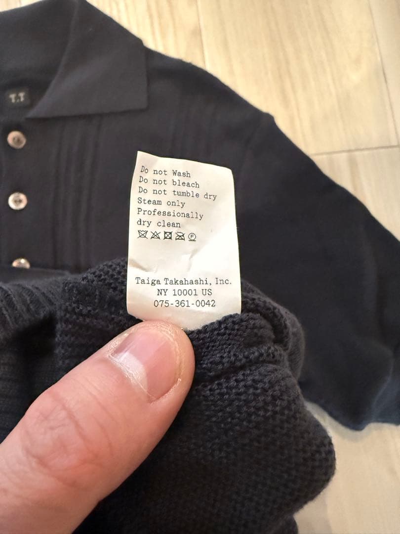 taiga takahashi lot526 ニットポロ