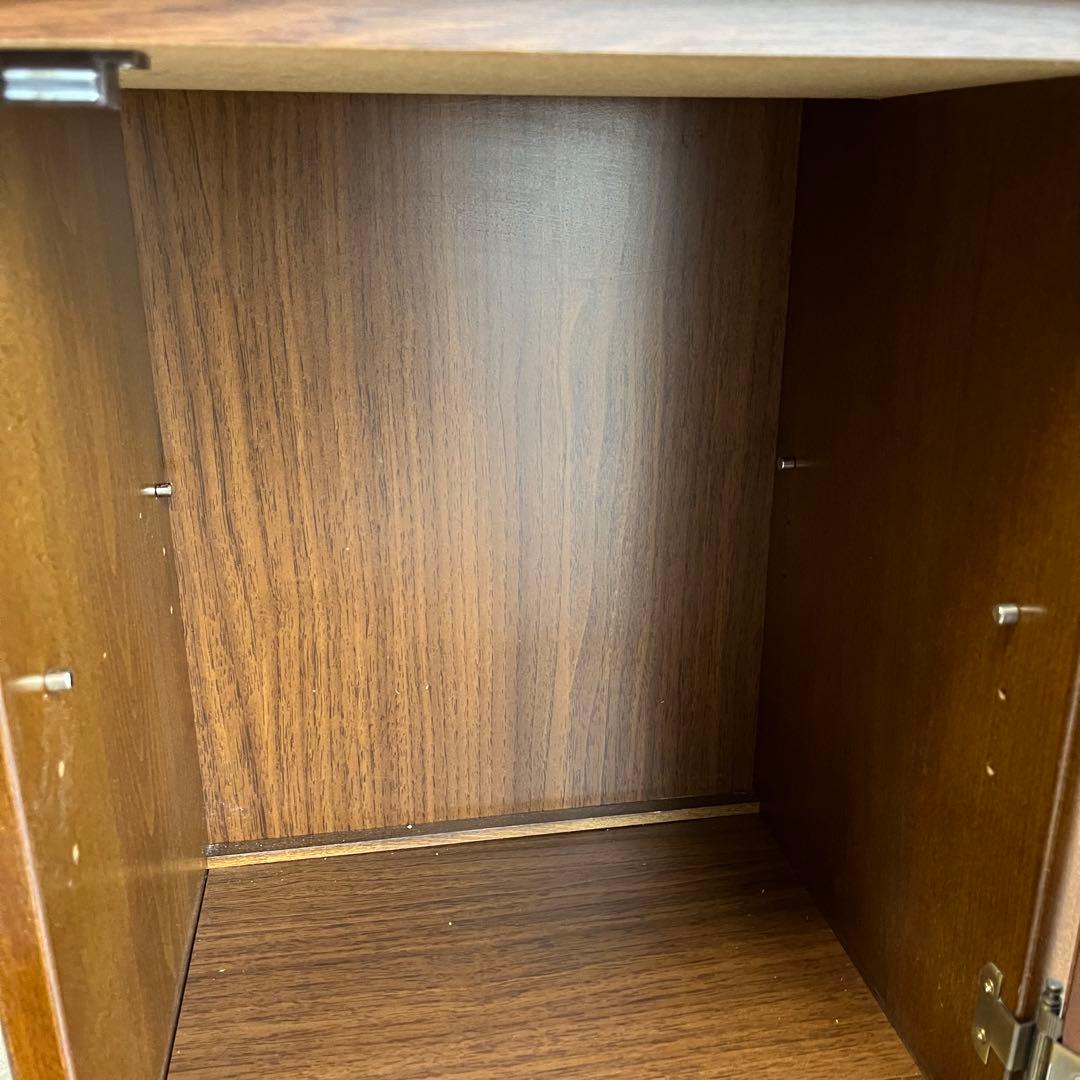 オールド karimoku コロニアル 花台 電話台 昭和レトロ z386