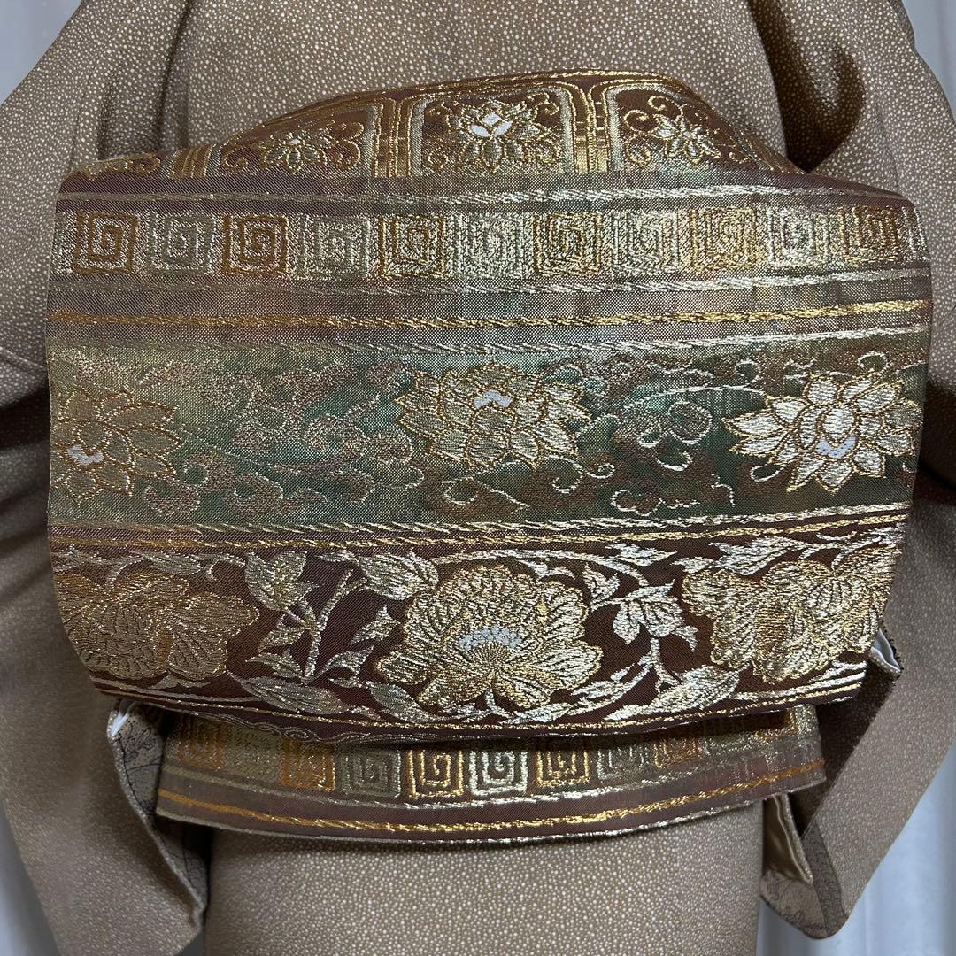 未使用近い　美品　袷　正絹　江戸小紋　大小霰　訪問着　フルセット