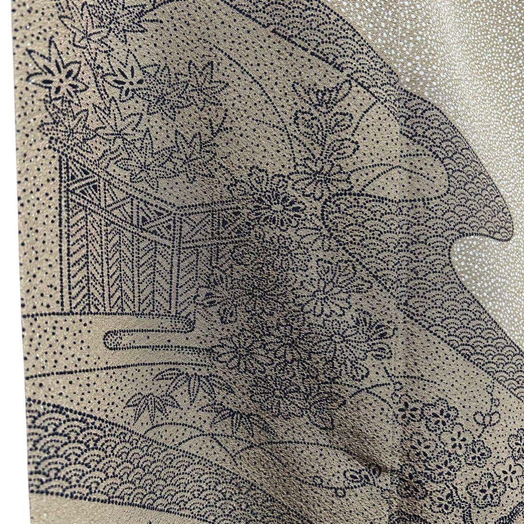 未使用近い　美品　袷　正絹　江戸小紋　大小霰　訪問着　フルセット