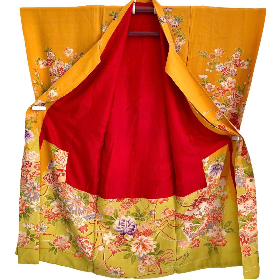 ★Queenです★七五三 アンティーク 女の子 子供着物 No32