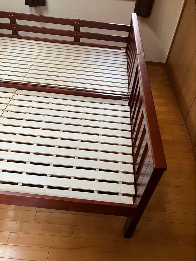 【引取限定】シングルベッド×2・キングサイズベッド・2段ベッド（使い方3通り）