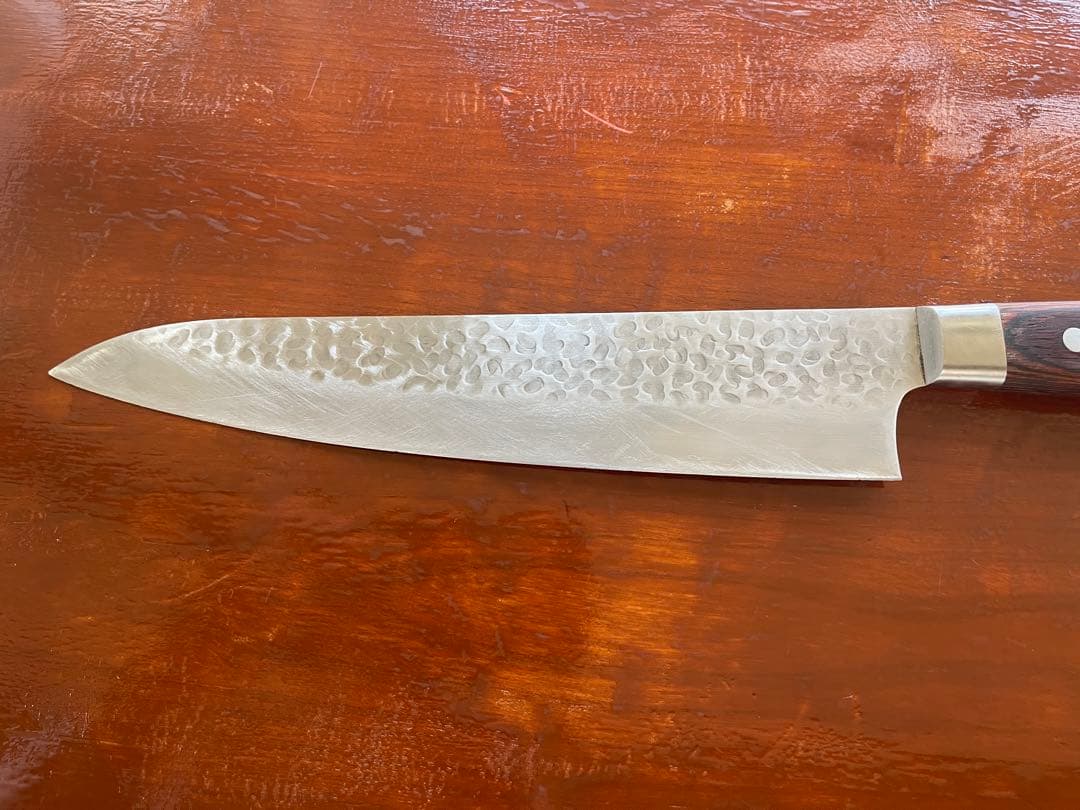 堺 孝行 33層 槌目ダマスカスVG10牛刀　約230mm