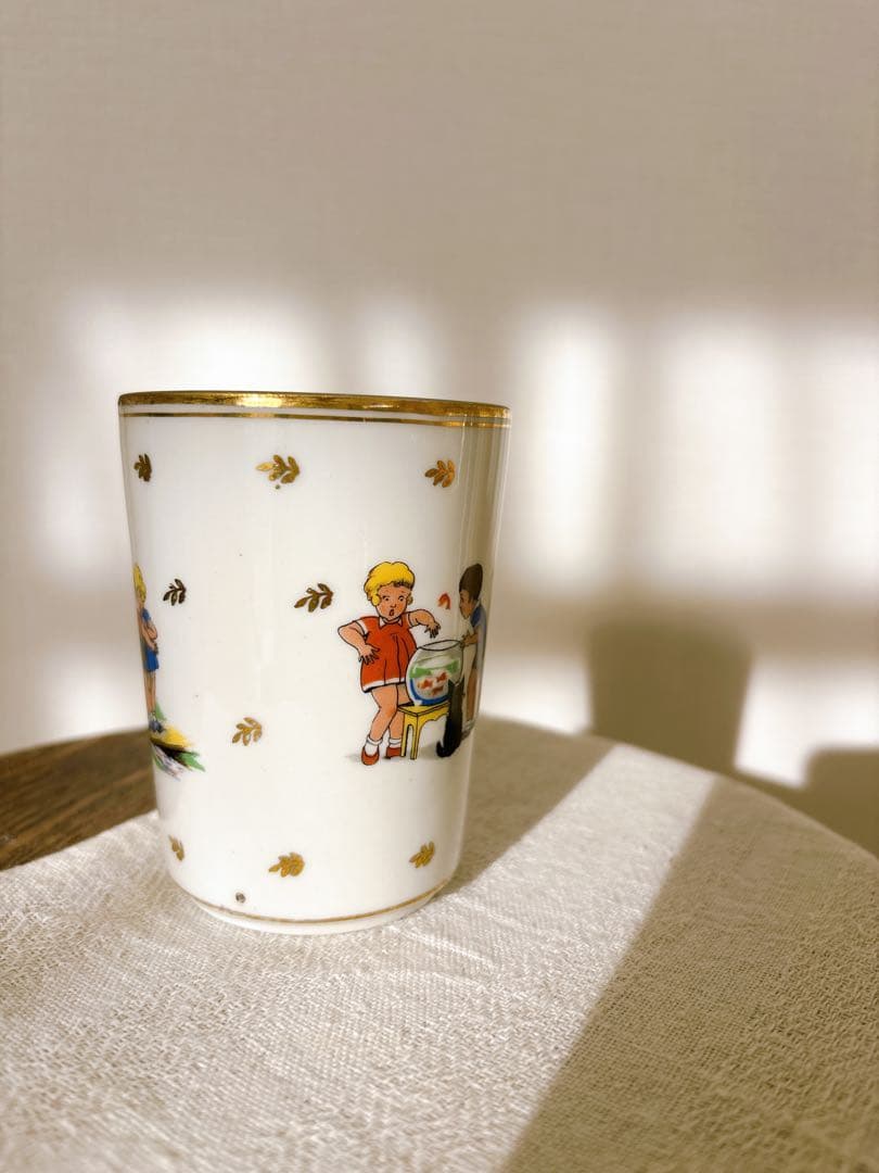 フランスアンティーク　Limoges enfants・カップ