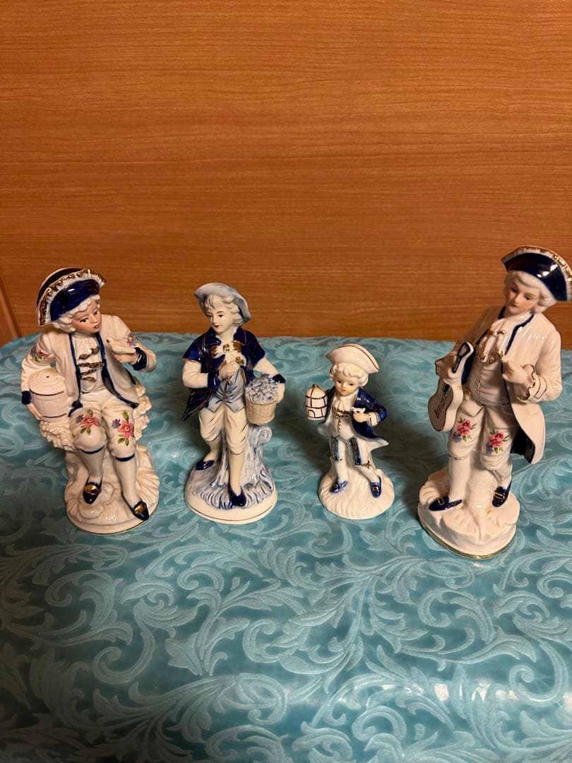 アンティーク 陶器 置物 レトロ コレクション(*ᴗ͈ˬᴗ͈)ꕤ*.お人形　　日本製