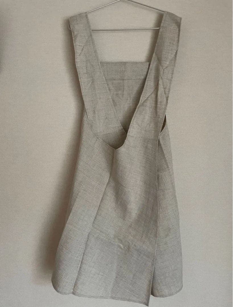 【日本未発売】POILANE ポワラーヌ リネンエプロン　麻　ユニセックス