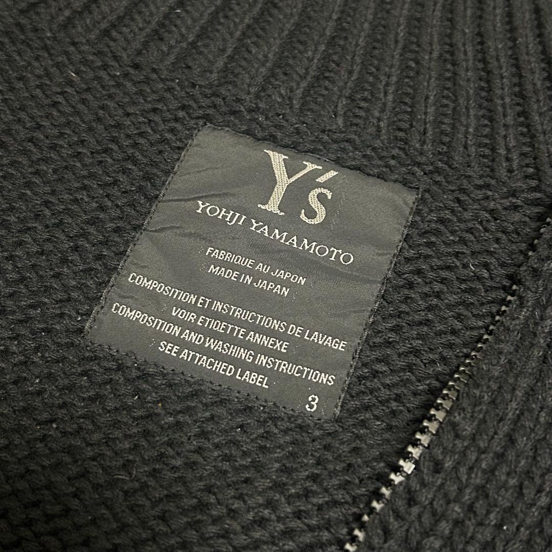 Y's Yohji Yamamoto 変形フルジップニット
