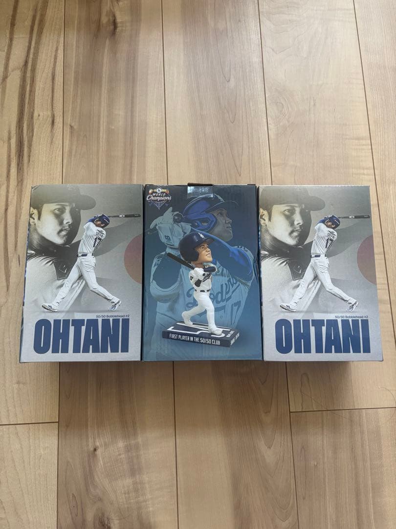 8/27 スタジアム限定 大谷翔平 50/50 バッティングボブルヘッド