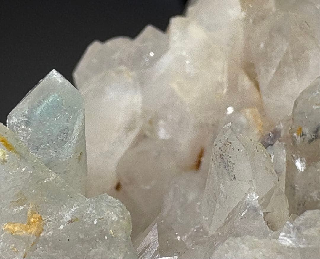 アホー石　アホイト　アホアイト　大きな水晶クラスター　メッシーナ産　天使の石