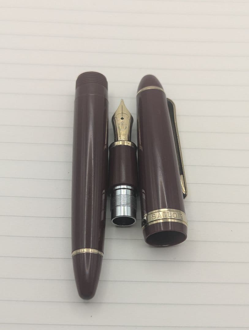 セーラー 万年筆 21K プロフィット21 ワインレッド