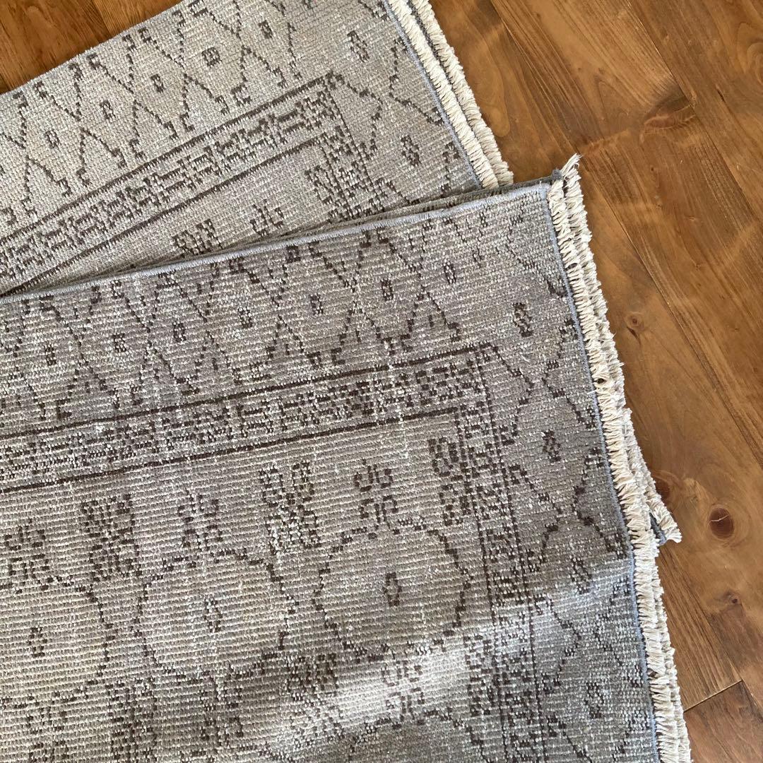 処分します　ナチュラルカラー　ヴィンテージラグ