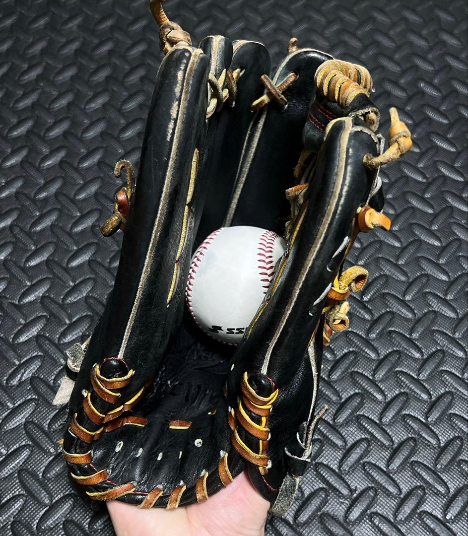 日本製 Zeems ジームス 硬式 外野手用 グローブ 三方親 左投げ用