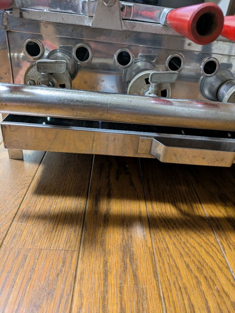 業務用たこ焼き器　16穴　2枚　計32穴　プロパンガス