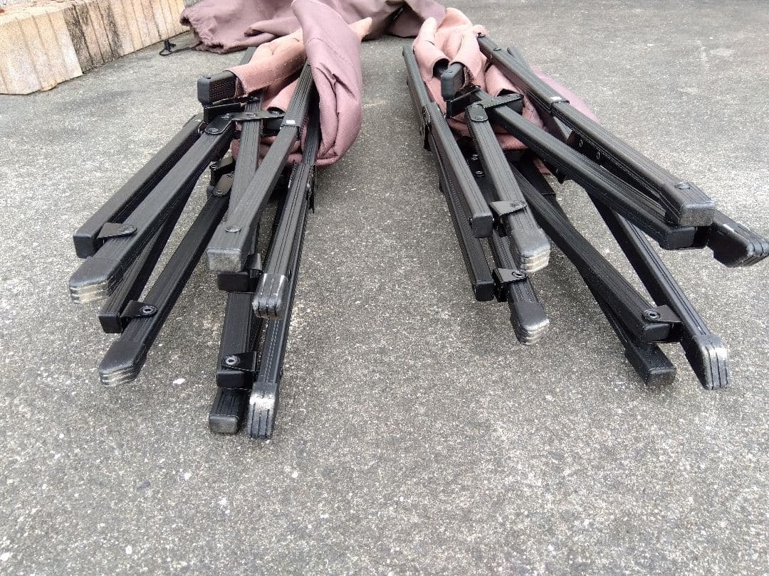 アウトドアチェア キャンバスリラックスチェア 2個セット ビジョンピークス