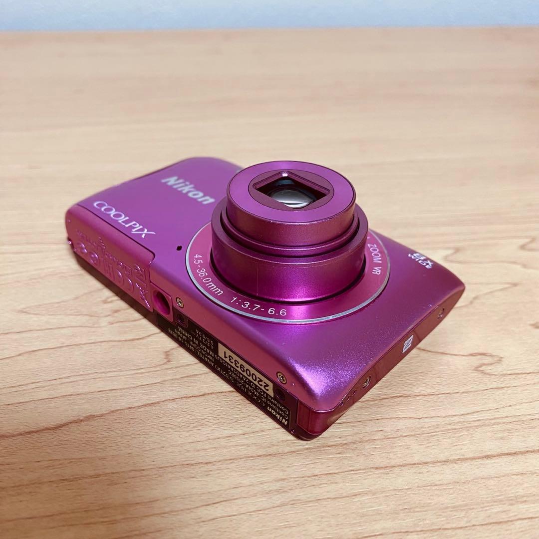 Nikon COOLPIX S3700 クールピクス　ピンク　デジタルカメラ