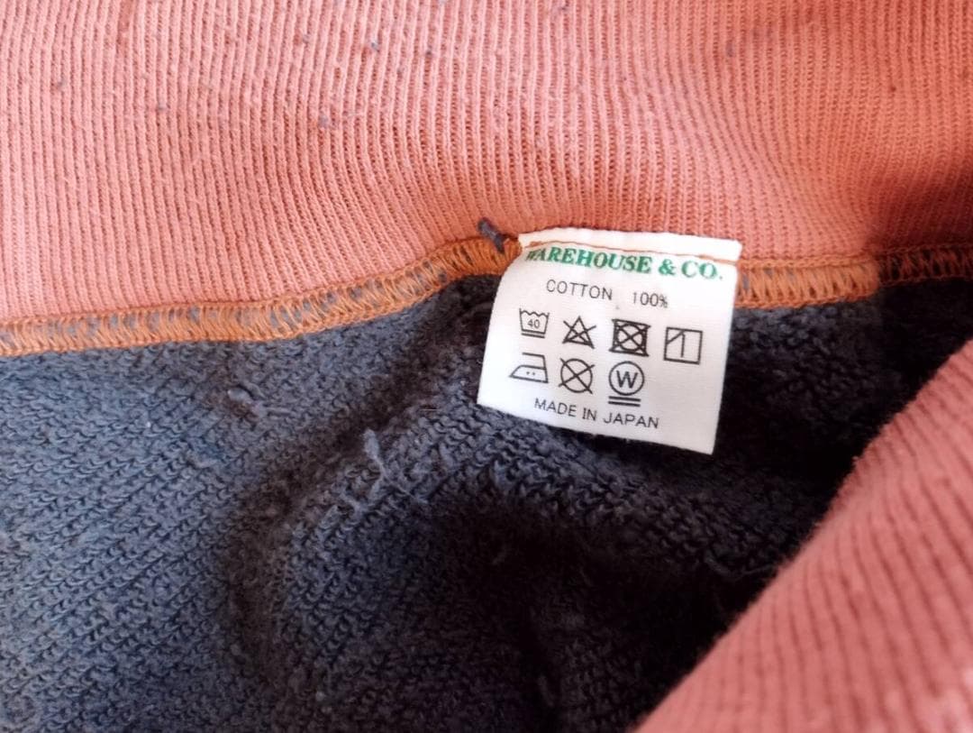 ウエアハウス Heller's Cafe ３０’ｓ　スミクロＸサーモンスウェット