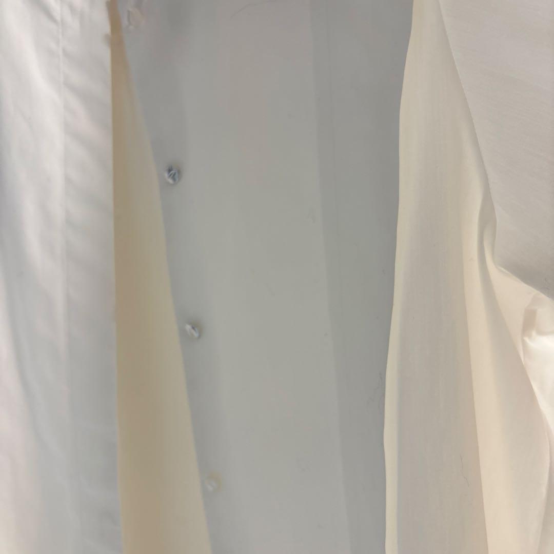 ドゥロワー　FALL2 コットンブザムノーカラーシャツ36