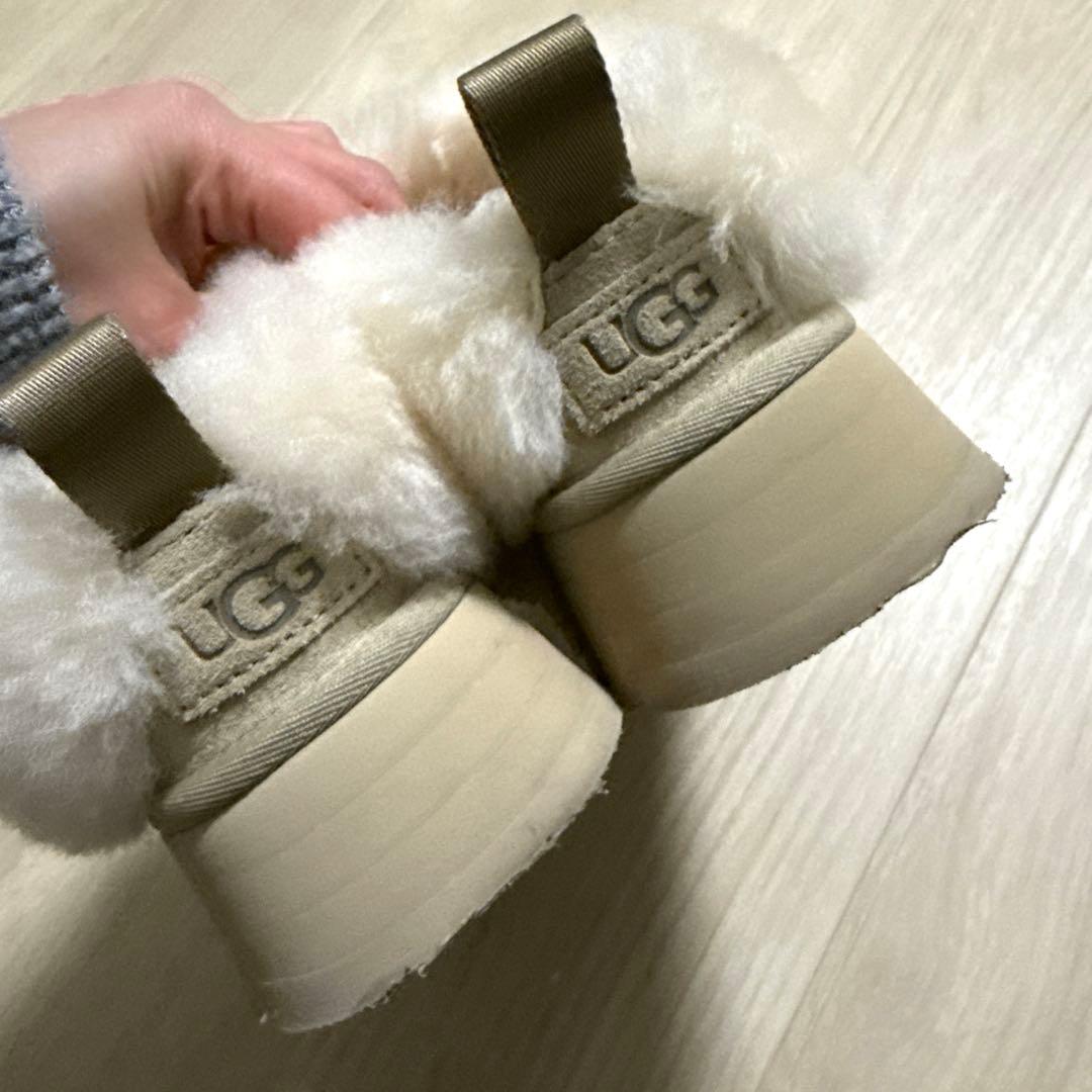 UGG×SNIDEL WTAZZELLE ベージュファームートンブーツ24