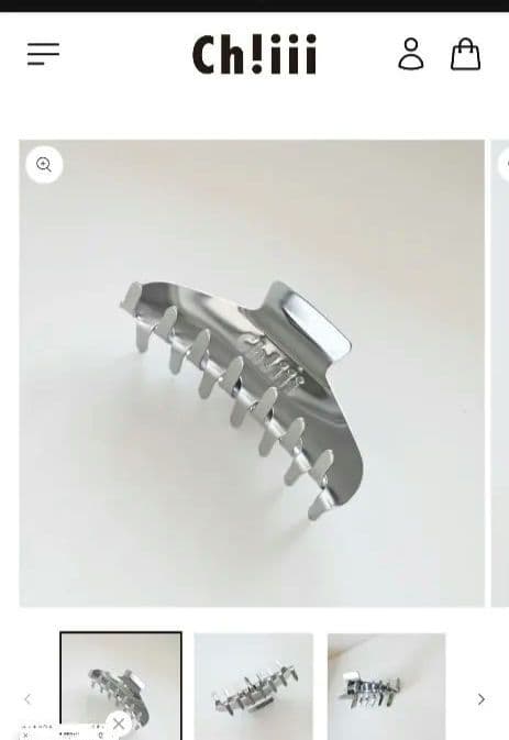 Ch!iii シルバー ヘアクリップ