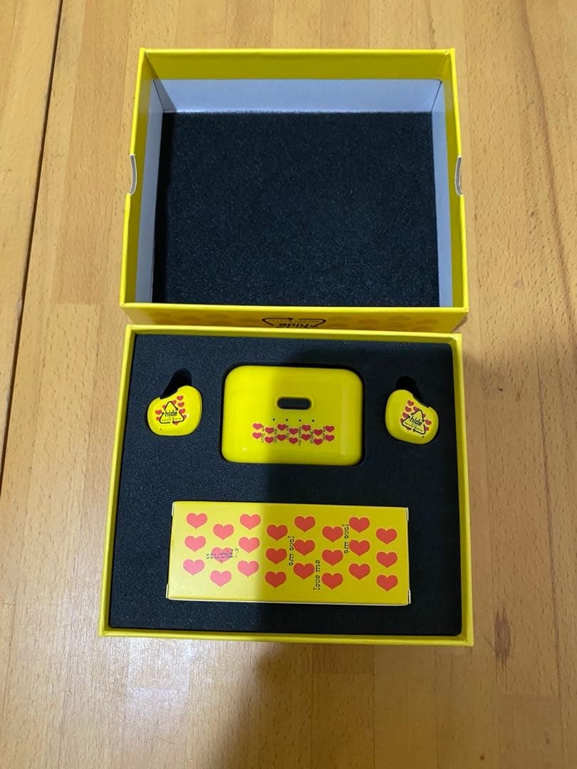 お値下げhide イエローハート　ワイヤレスイヤホン　数量限定