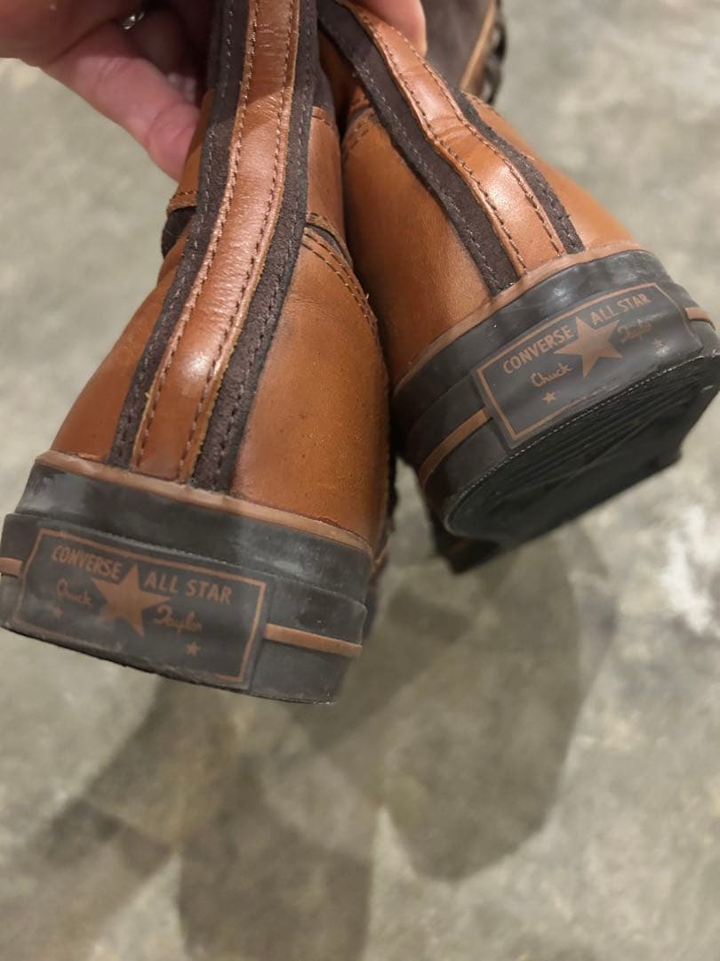 【極稀少】コンバース オールスター ロングブーツ 裏ボア サイドジップ 廃盤品