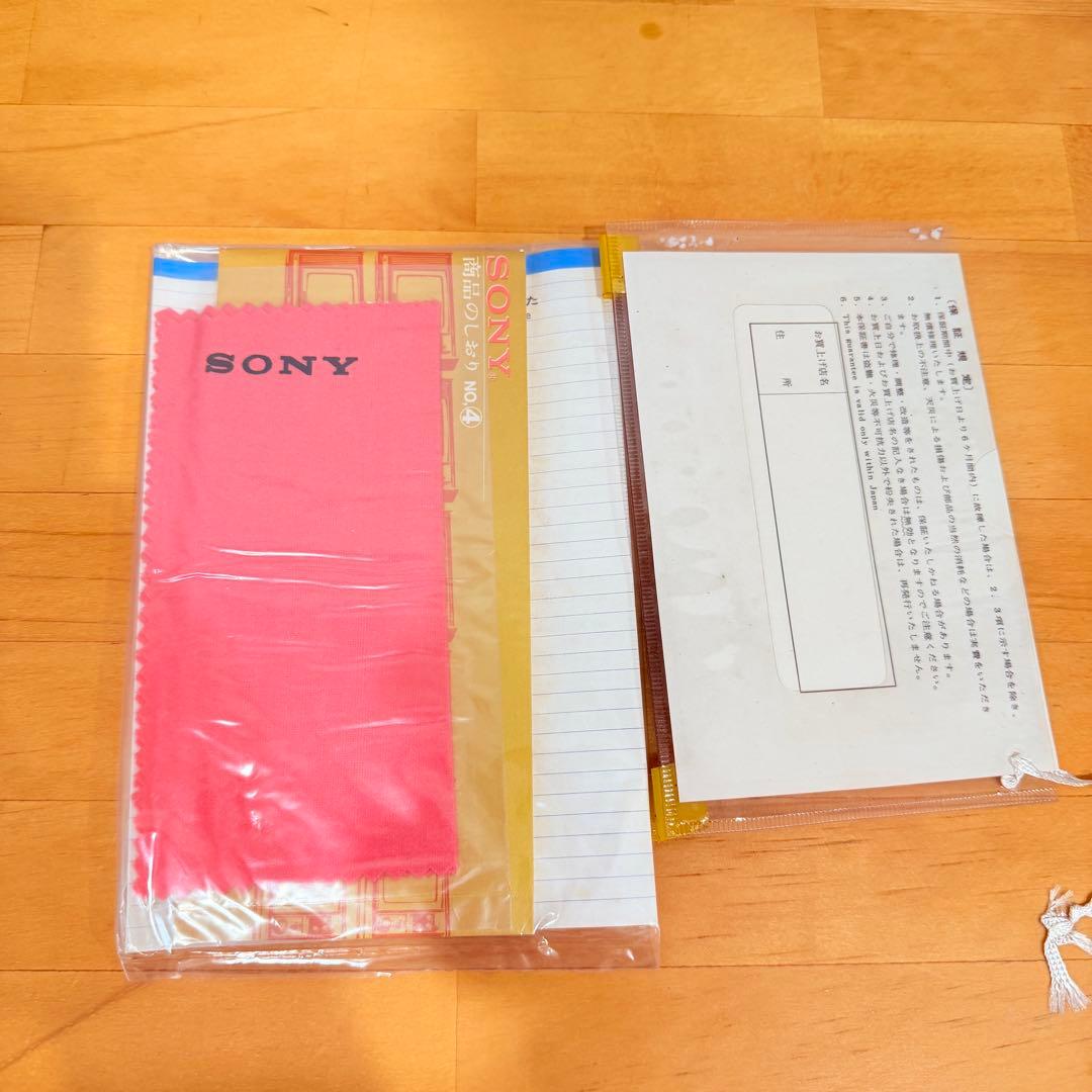 【希少未使用】SONY ICF-110Bラジオ FM/SW/MW ソニー