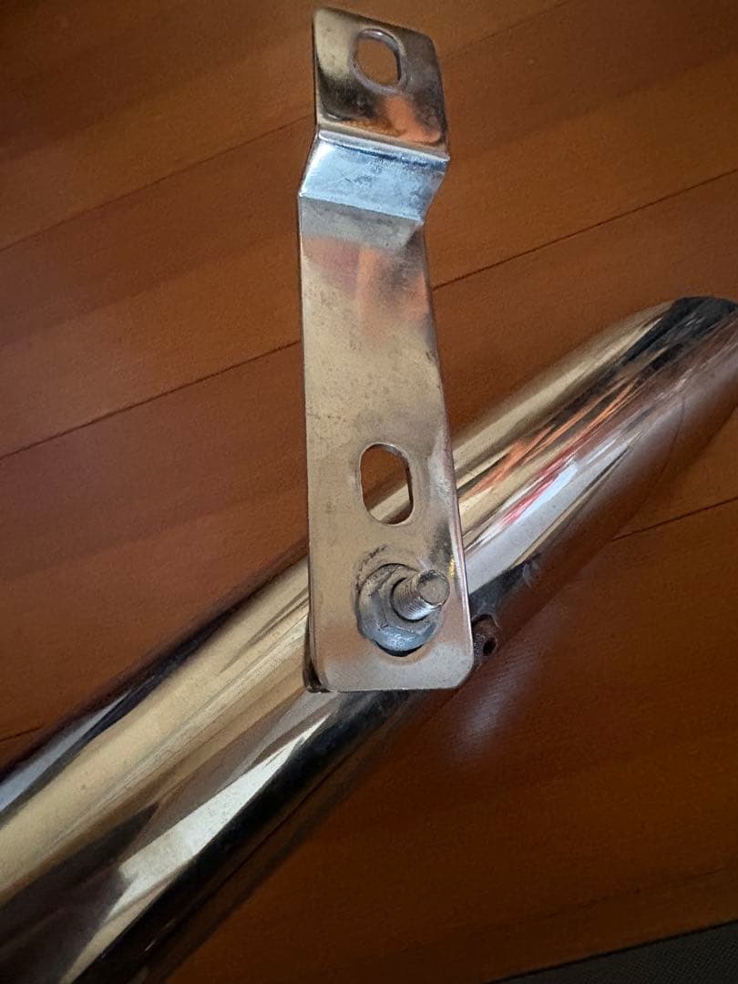 ドラックスター400 スラッシュカットマフラー