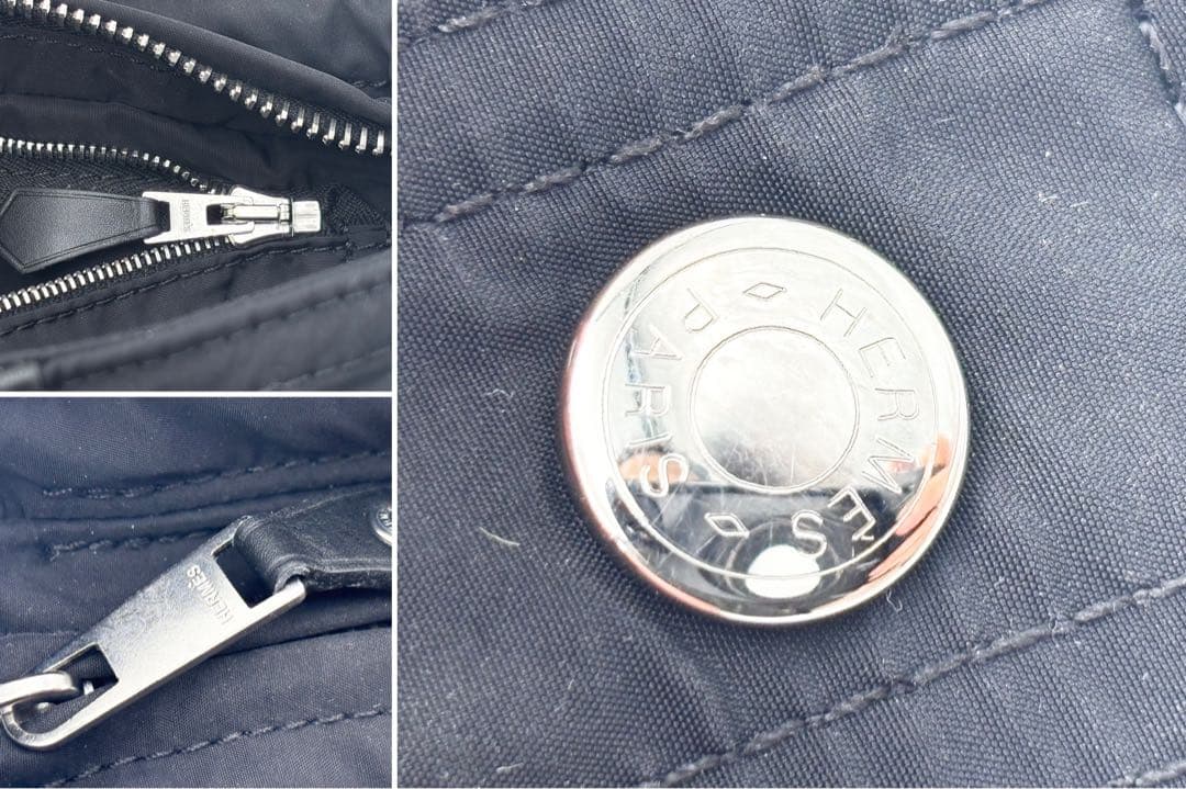 エルメス アカプルコ ポシェット サンチュール ナイロン ウエストバッグ