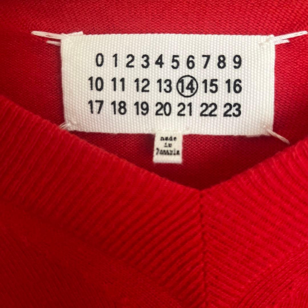 Maison Margiela メゾンマルジェラ エルボーパッチ Mメンズ　赤