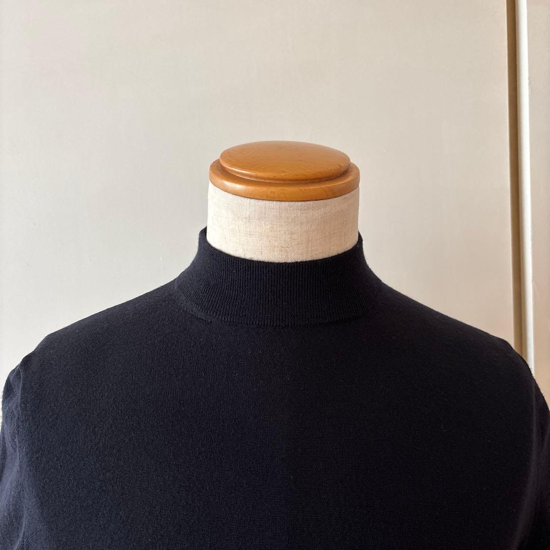 フィリッポデローレンティス／モックネックニット／ブラック／48